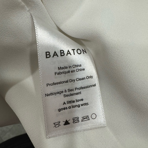 Babaton Black Lace V Neck Blouse - Picture 11 of 15